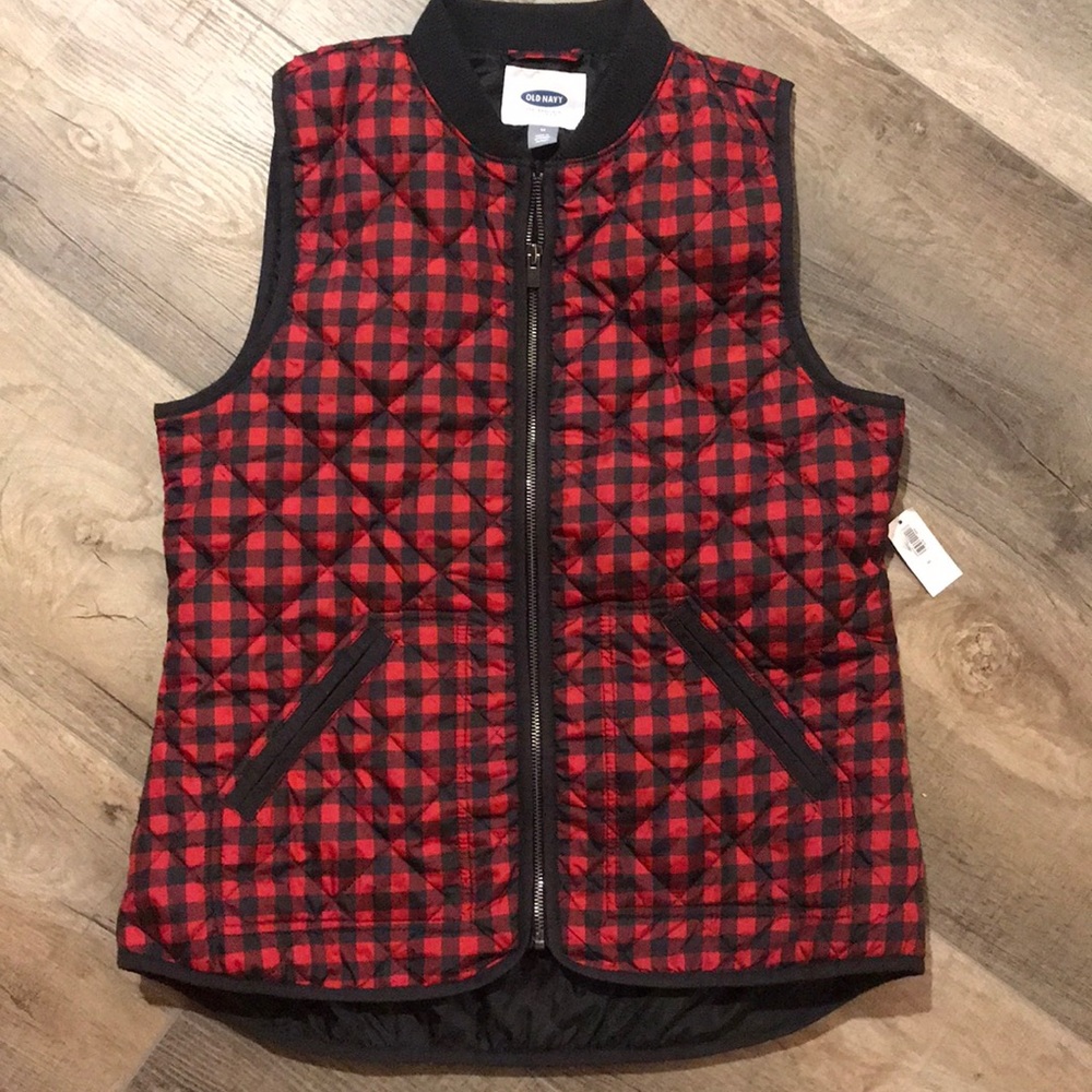 Plaid vest!